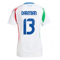 Camisa de time de futebol Itália Matteo Darmian #13 Replicas 2º Equipamento Feminina Europeu 2024 Manga Curta